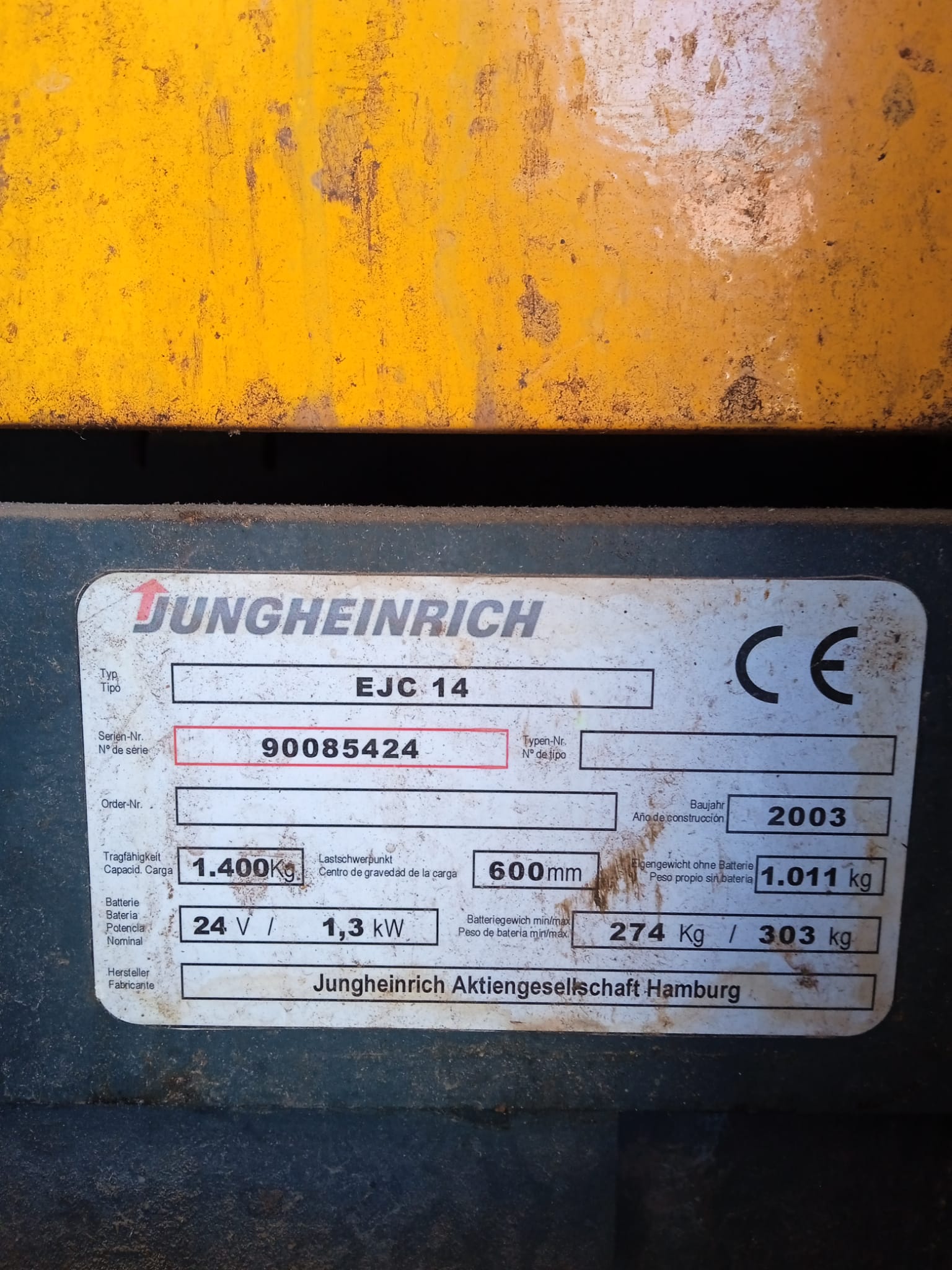 JUNGHEINRICH EJC14 - Imagen 6