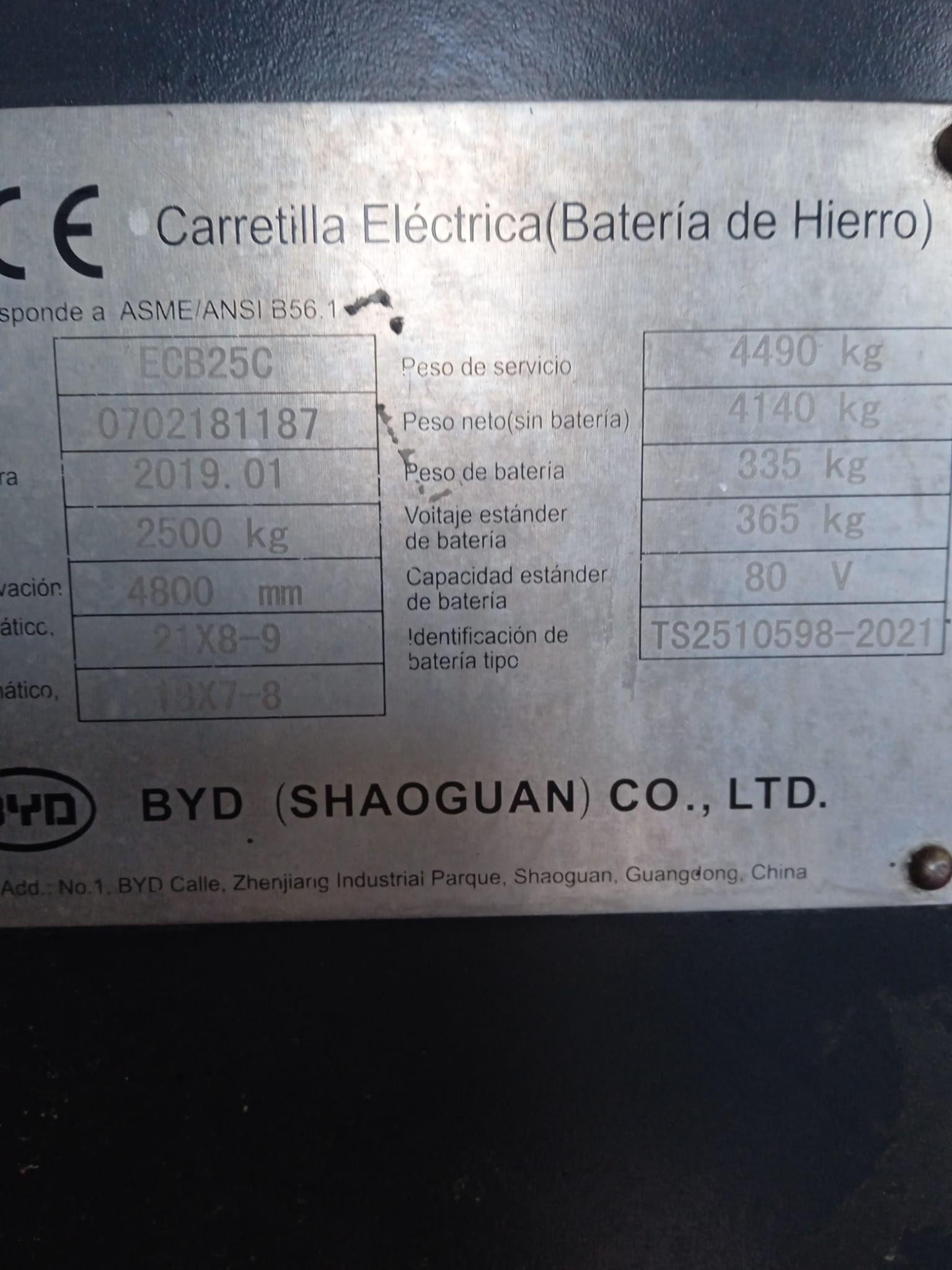 BYD - ECB25C - Imagen 7