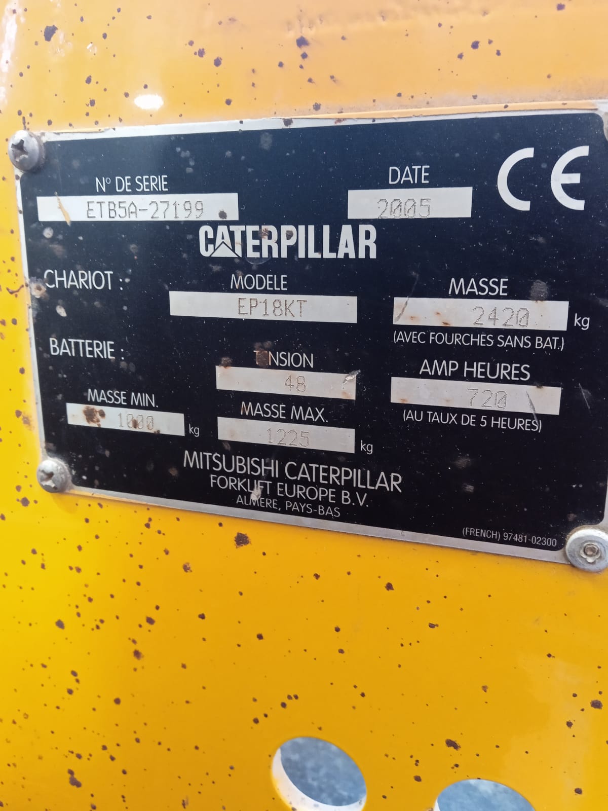 CATERPILLAR - EP18KT - Imagen 7