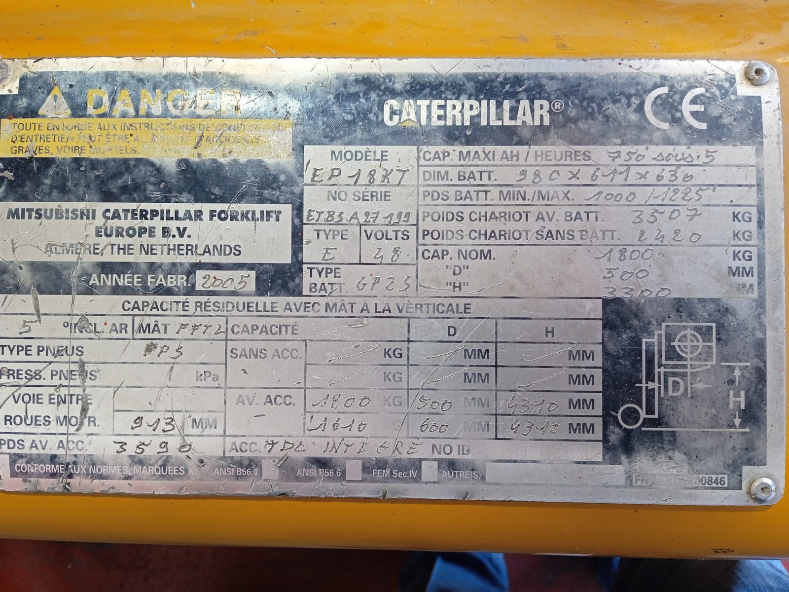 CATERPILLAR - EP18KT - Imagen 6