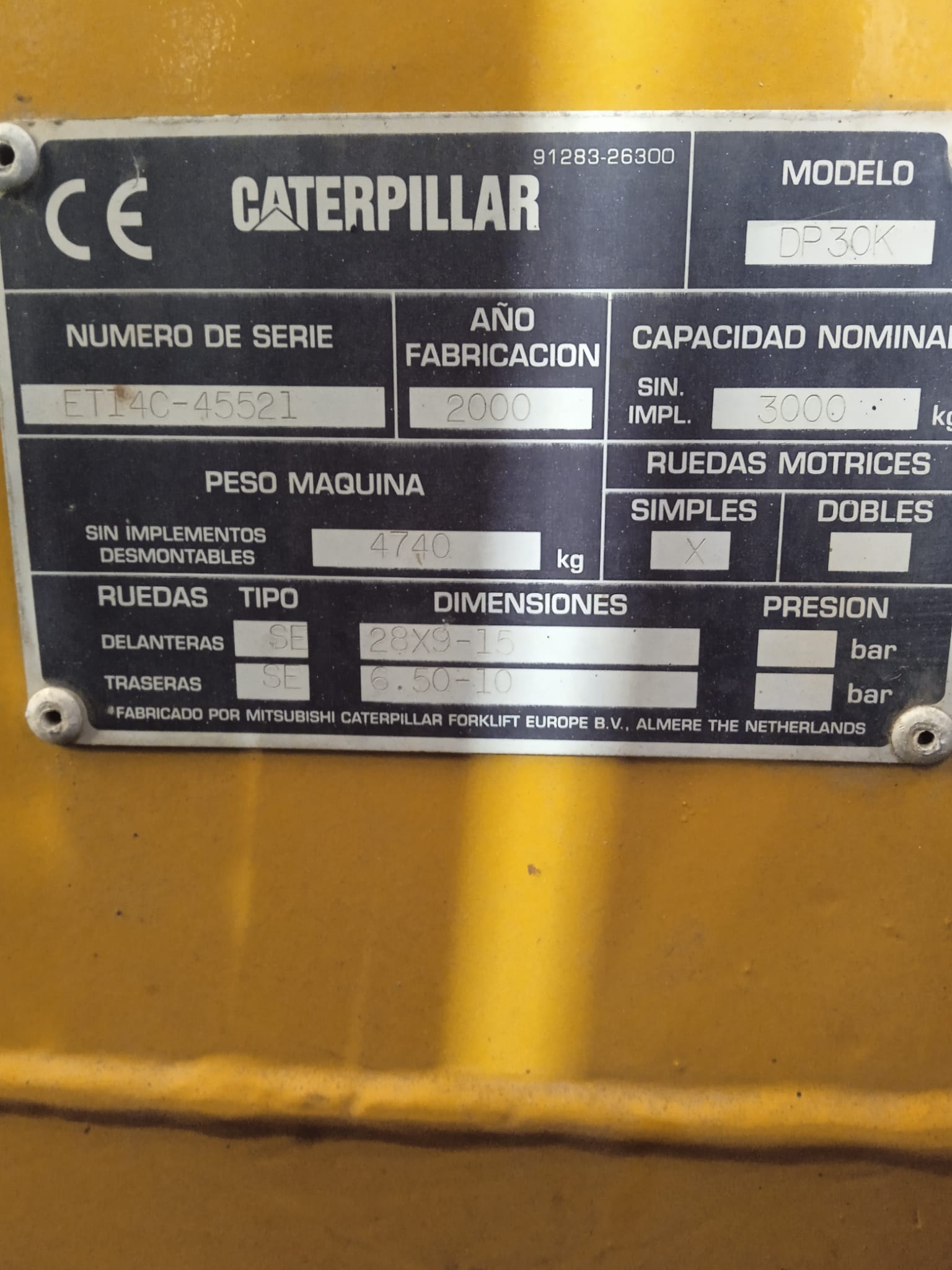 CATERPILLAR - DP30K - Imagen 5