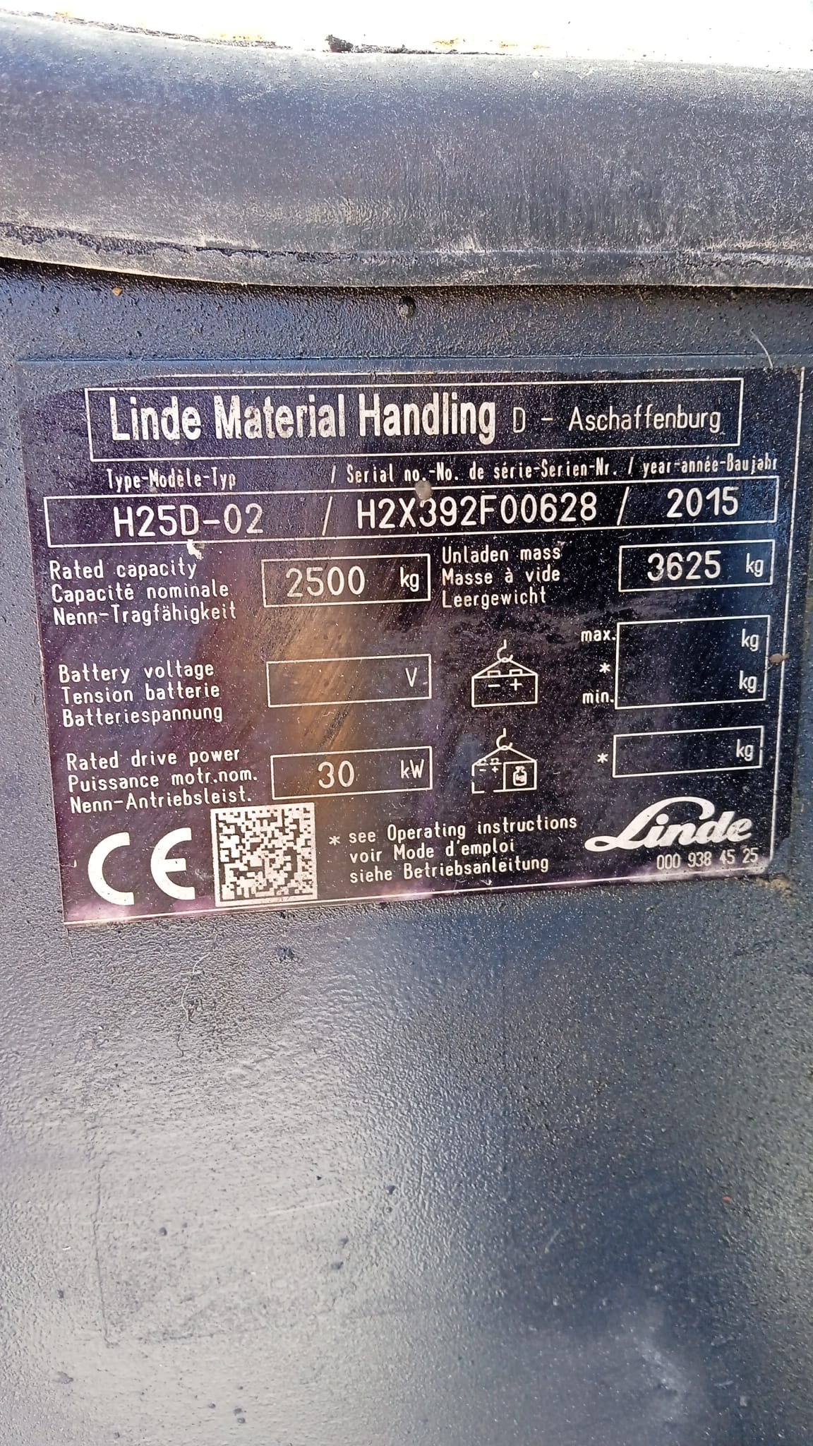 LINDE H25D-02 - Imagen 8