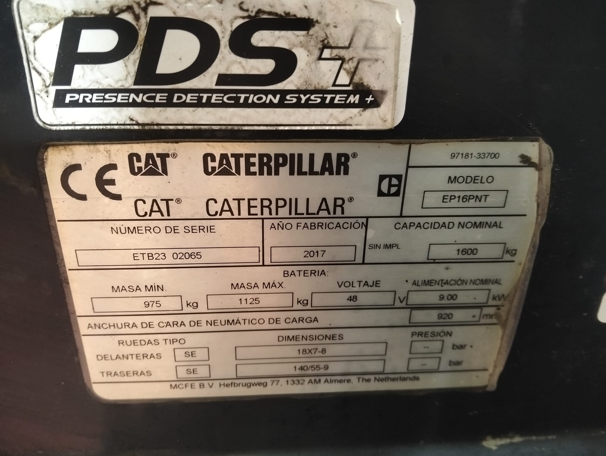 CATERPILLAR - EP16PNT - Imagen 3